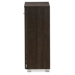 Dark Brown 23.4'' Wide Server Manufactured Wood Offer Plenty of Storage Space