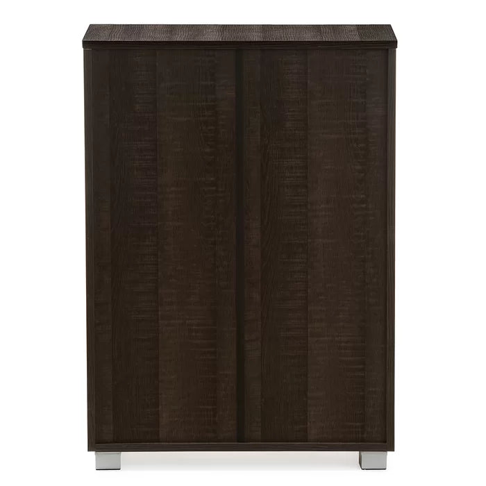 Dark Brown 23.4'' Wide Server Manufactured Wood Offer Plenty of Storage Space