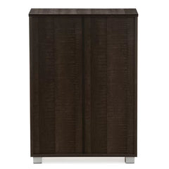 Dark Brown 23.4'' Wide Server Manufactured Wood Offer Plenty of Storage Space