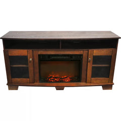 Solid Wood Ackermanville Cabinets with Fireplace Included