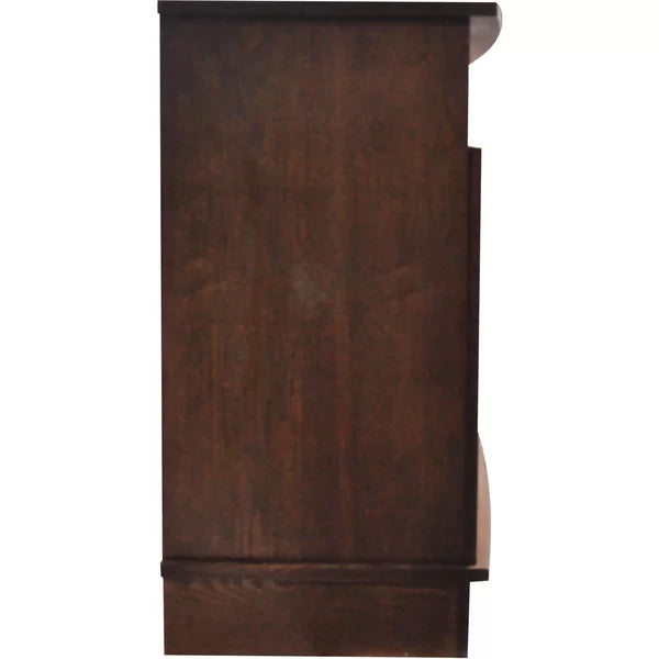 Solid Wood Ackermanville Cabinets with Fireplace Included