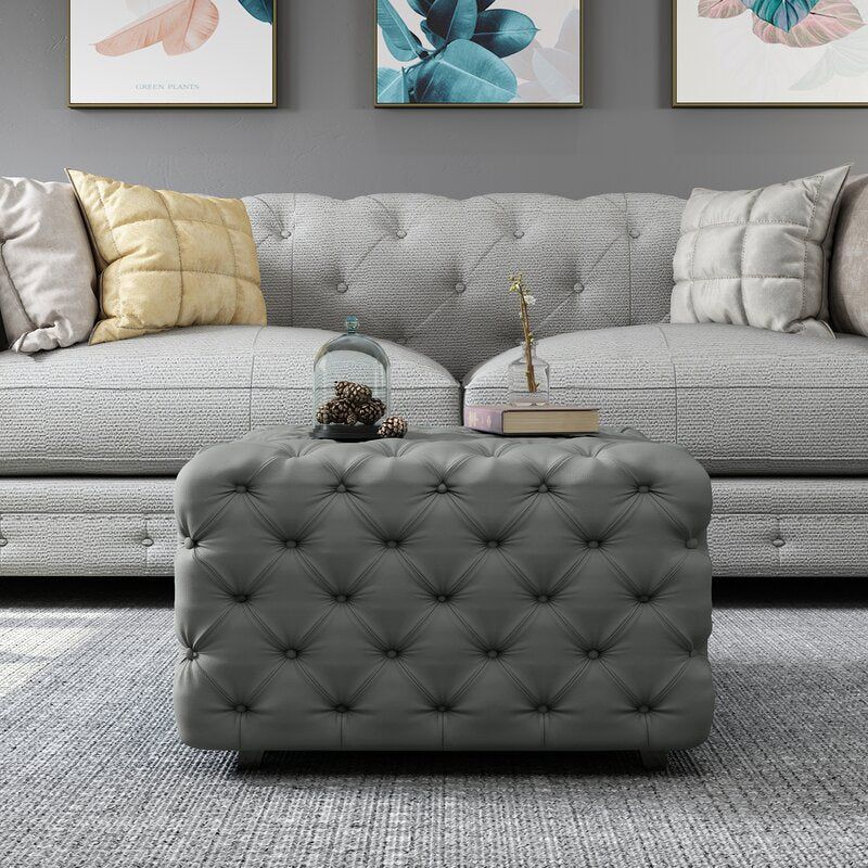 Avoca tufted cocktail store ottoman