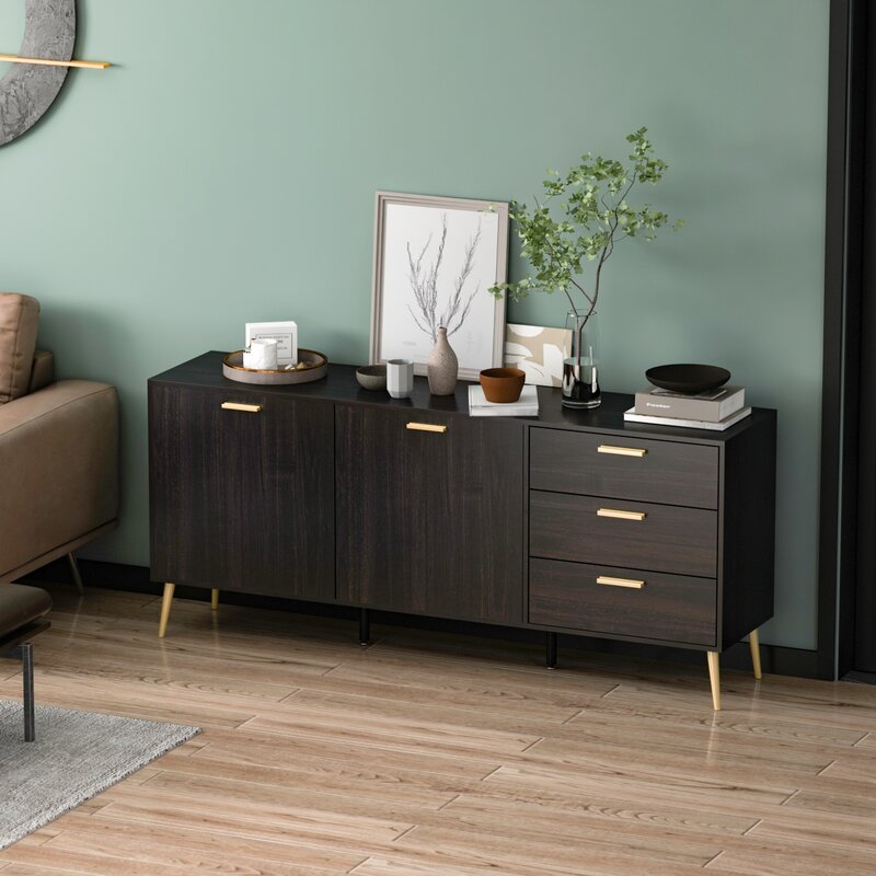 Adal 69'' Wide 3 Drawer Sideboard Three Drawers and a Super Large