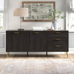 Adal 69'' Wide 3 Drawer Sideboard Three Drawers and a Super Large