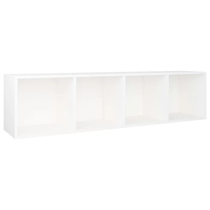White Adaleia 56.3'' H Cube Bookcase Sturdiness Durability Indoor Design