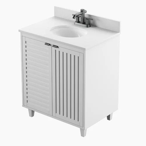Adavia 30" Single Bathroom Vanity Set Cool and Contemporary Design