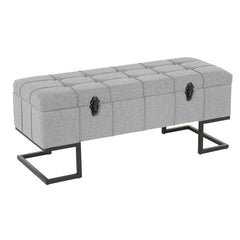 Upholstered Storage Bench Provides Convenient Storage Along with A Stylish Look. Perfect for Extra Seating, An Entryway, Or At the Foot of A Bed