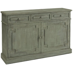 Sage Green Adelbert 55'' Wide 3 Drawer Pine Sideboard