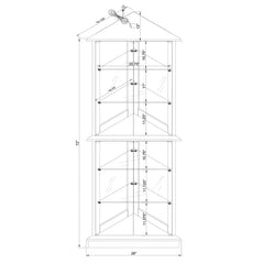Cherry Ademar 26'' Wide Mirrored Back Curio Cabinet with Lighting