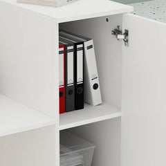 Adepoju 1 Rectangular Wood Reception Desk Modern Style