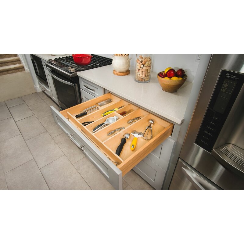Adjustable Flatware & Kitchen Utensils Drawer Organizer