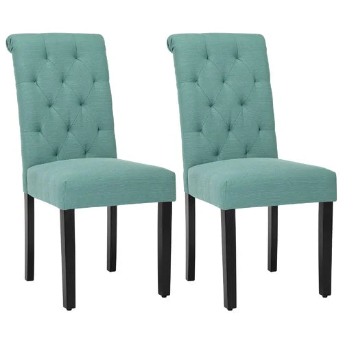 Laguna Green Agastya Tufted Parsons Chair Set of 2 Indoor Design