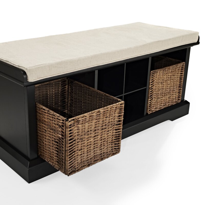 Black Cubby Storage Bench Great Way To Organize your Entryway Without div class aod buynow div Inhomelivings