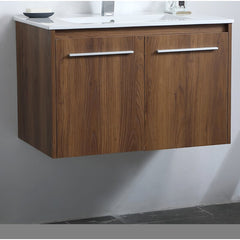 Agostini 30" Wall-Mounted Single Bathroom Vanity Set