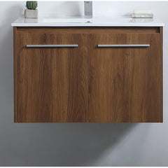 Agostini 30" Wall-Mounted Single Bathroom Vanity Set