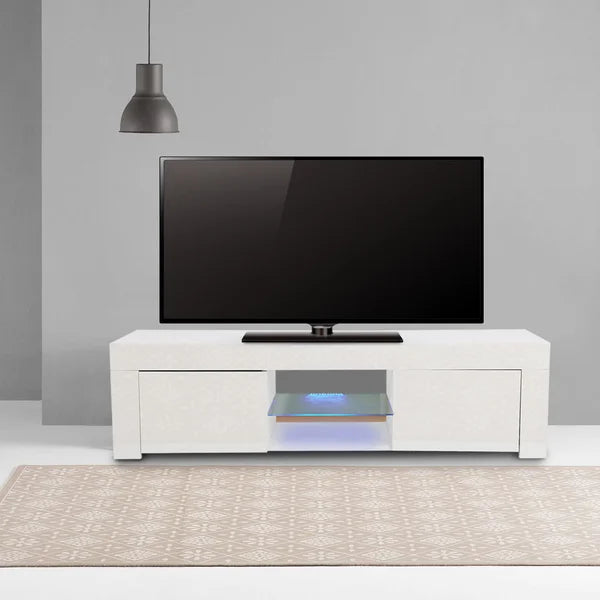 Agurne TV Stand for TVs up to 58" with Built-in Lighting Modern Design