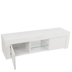 Agurne TV Stand for TVs up to 58" with Built-in Lighting Modern Design