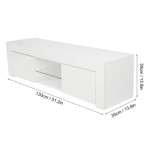 Agurne TV Stand for TVs up to 58" with Built-in Lighting Modern Design