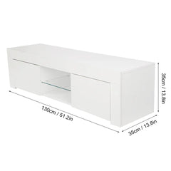 Agurne TV Stand for TVs up to 58" with Built-in Lighting Modern Design