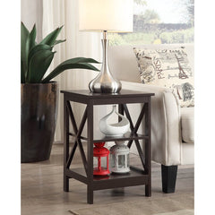 24'' Tall End Table An Essential in Any Living Room Arrangement, End Tables Act As A Perch for Lamps, Books, and Other Decorative Accents