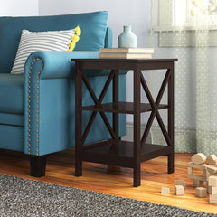 24'' Tall End Table An Essential in Any Living Room Arrangement, End Tables Act As A Perch for Lamps, Books, and Other Decorative Accents