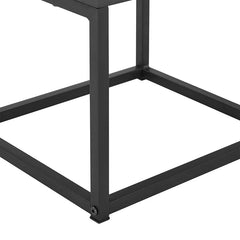 Black Aibne 21.8'' Tall 1 Drawer Nightstand Structural Durabilities Design