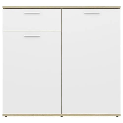 White Sonama Oak Ailanny 29.53'' Tall 2 Door Accent Cabinet Indoor Design