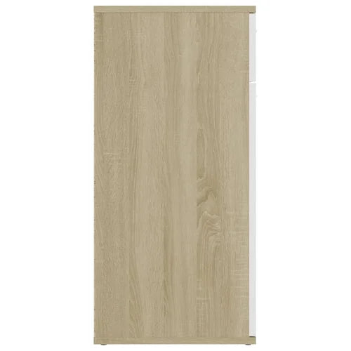 White Sonama Oak Ailanny 29.53'' Tall 2 Door Accent Cabinet Indoor Design