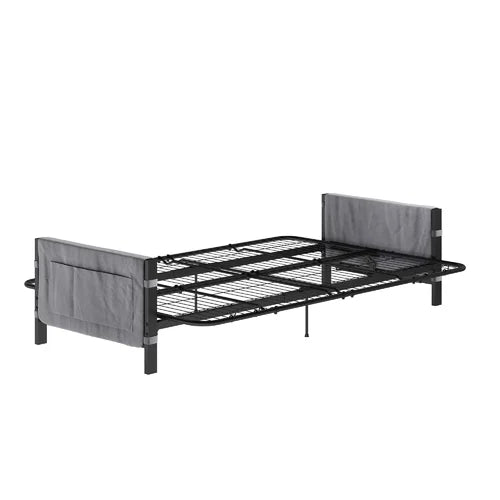 Aileny Full 76'' Wide Tufted Back Futon And Mattress with Storage Design