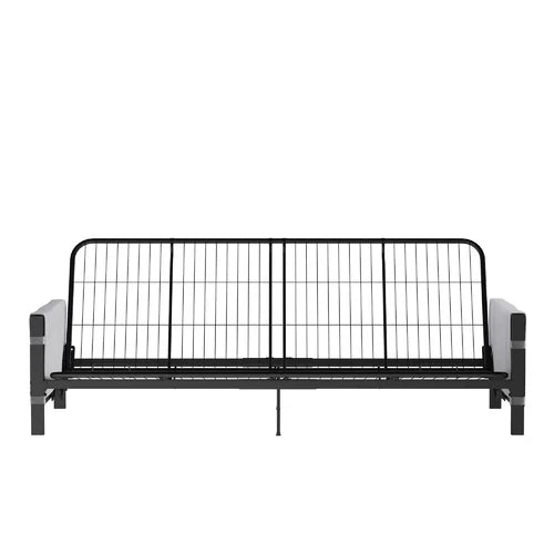 Aileny Full 76'' Wide Tufted Back Futon And Mattress with Storage Design