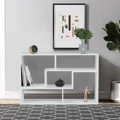 White Aillene TV Stand for TVs up to 65" with Sound Bar Shelf and Adjustable Shelves