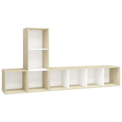 White Hartlyn TV Stand for TVs up to 55" Offer Plenty of Space Two Spacious Drawers