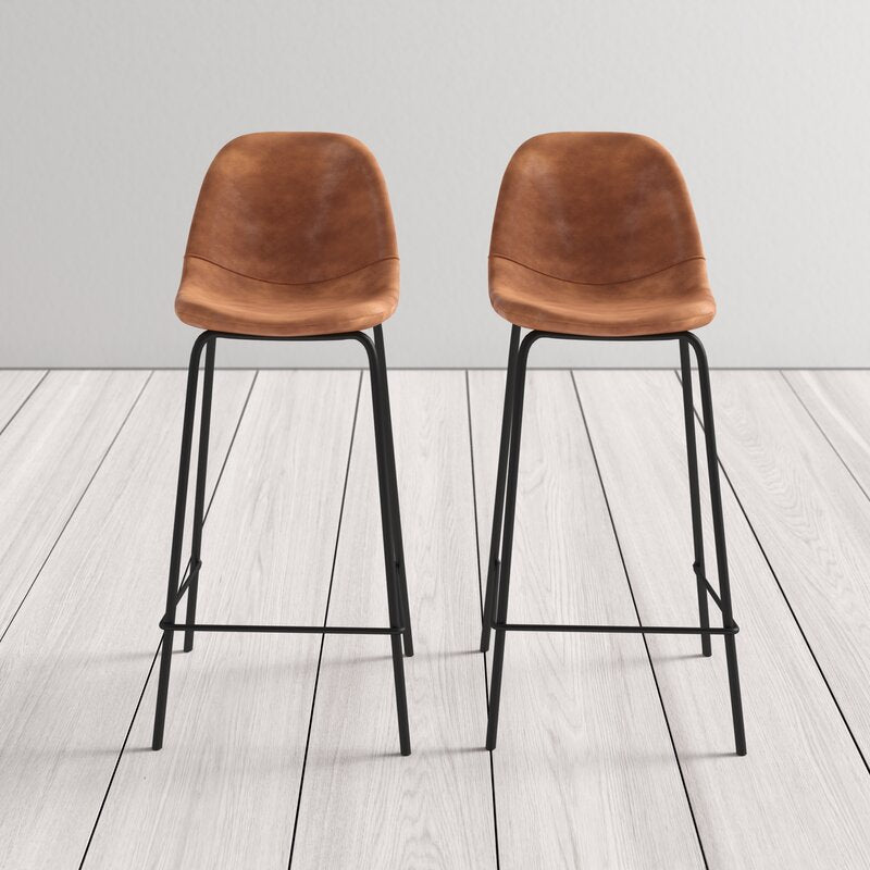 Aisha Bar and Counter Stool Set of 2  Inviting and Eye Catching Feel