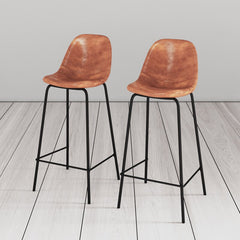 Aisha Bar and Counter Stool Set of 2  Inviting and Eye Catching Feel