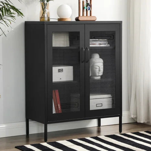 Akper 41.3'' Tall Steel 2 Door Multi Purpose Metal Accent Cabinet