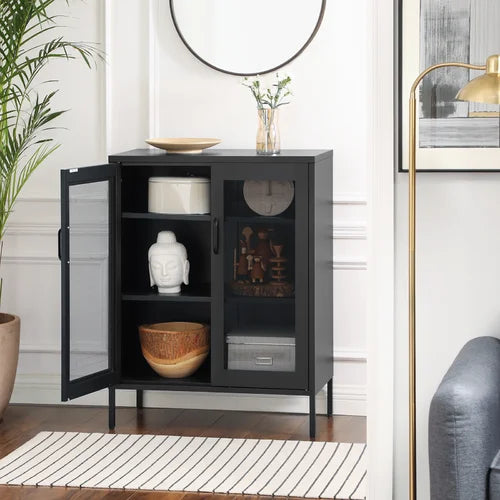 Akper 41.3'' Tall Steel 2 Door Multi Purpose Metal Accent Cabinet