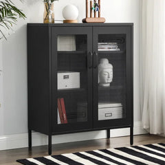 Akper 41.3'' Tall Steel 2 Door Multi Purpose Metal Accent Cabinet