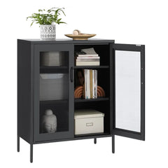 Akper 41.3'' Tall Steel 2 Door Multi Purpose Metal Accent Cabinet