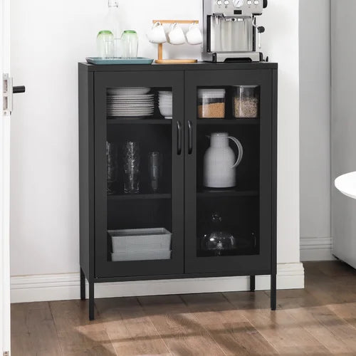 Akper 41.3'' Tall Steel 2 Door Multi Purpose Metal Accent Cabinet