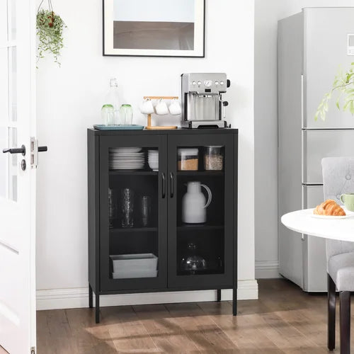 Akper 41.3'' Tall Steel 2 Door Multi Purpose Metal Accent Cabinet