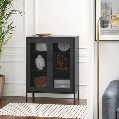 Akper 41.3'' Tall Steel 2 Door Multi Purpose Metal Accent Cabinet