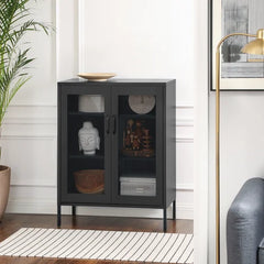 Akper 41.3'' Tall Steel 2 Door Multi Purpose Metal Accent Cabinet