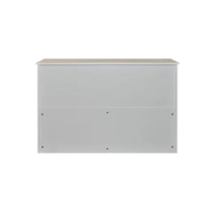 White Akron 6 Drawer 47.2'' W Double Dresser