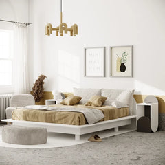 Gray Akshayaa 27.9'' Tall Nightstand Modern Design Perfect for Bedside Provide Organize