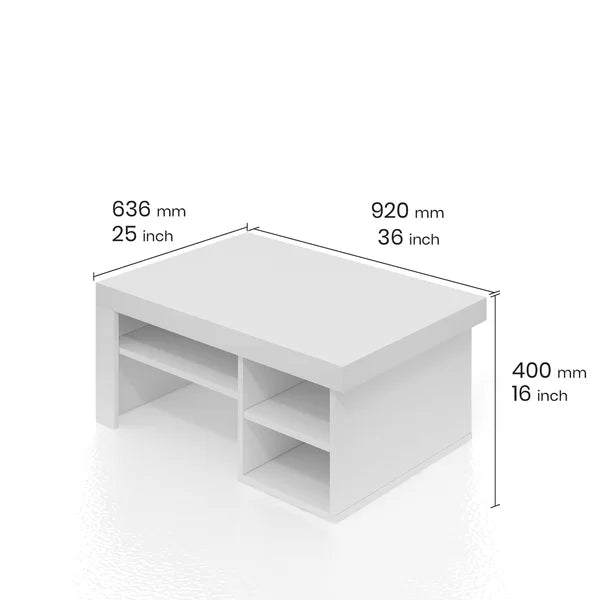 Alaaddin Floor Shelf Coffee Table with Storage Perfect Organize