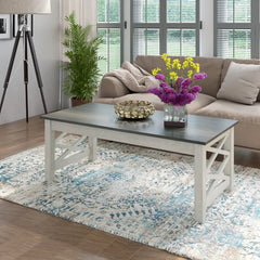 Solid Wood Fairfax Oak Alani Coffee Table Perfect for Living Room