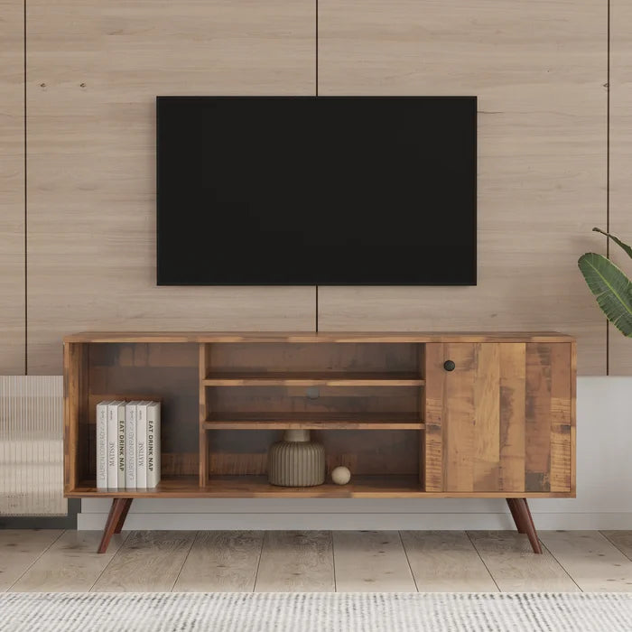Alaw Solid Wood TV Stand for TVs up to 65" Indoor Aesthetic Design