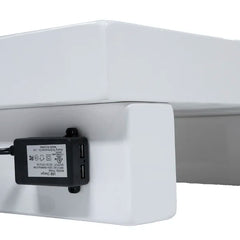 Alayah 7.13'' Tall Nightstand in White Perfect Creates Extra Space for More Storage
