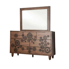 Alayah 7 Drawer 60'' W Dresser Handleless Design on the Seven Drawers