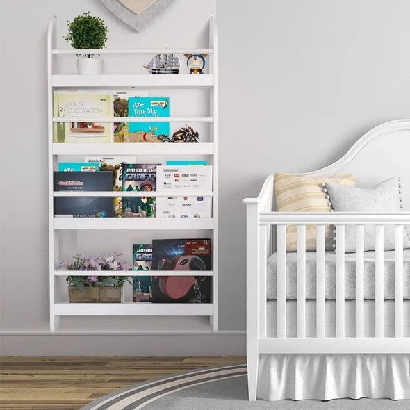 Albertson Mack & Milo™ 44.5'' H X 23.2'' W Kids Book Display Hanging Bookshelf